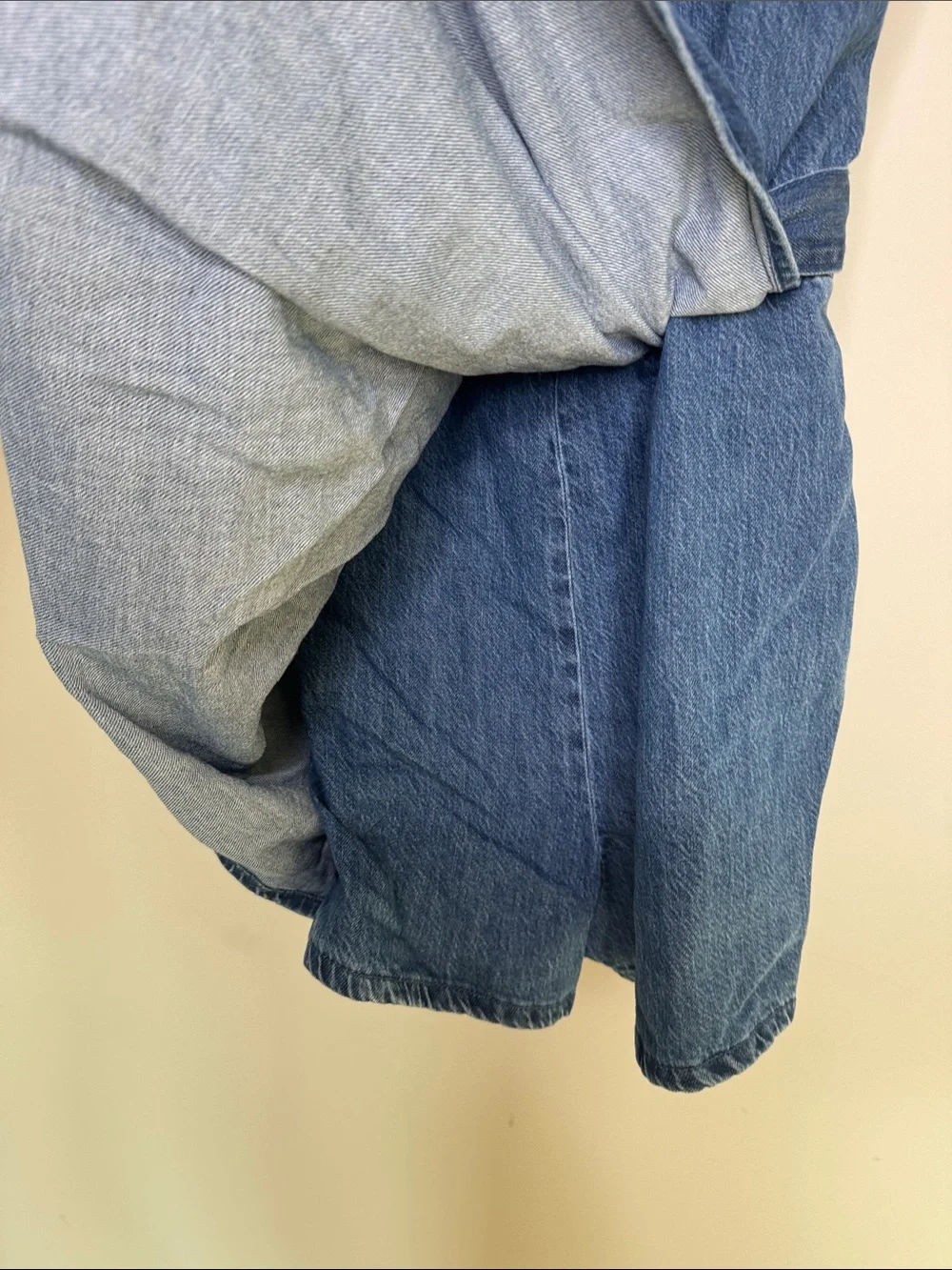 Abercrombie Denim Skort Tie-Waist Romper Size 15-16
